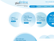 Tablet Screenshot of 360onlinesalessolutions.com